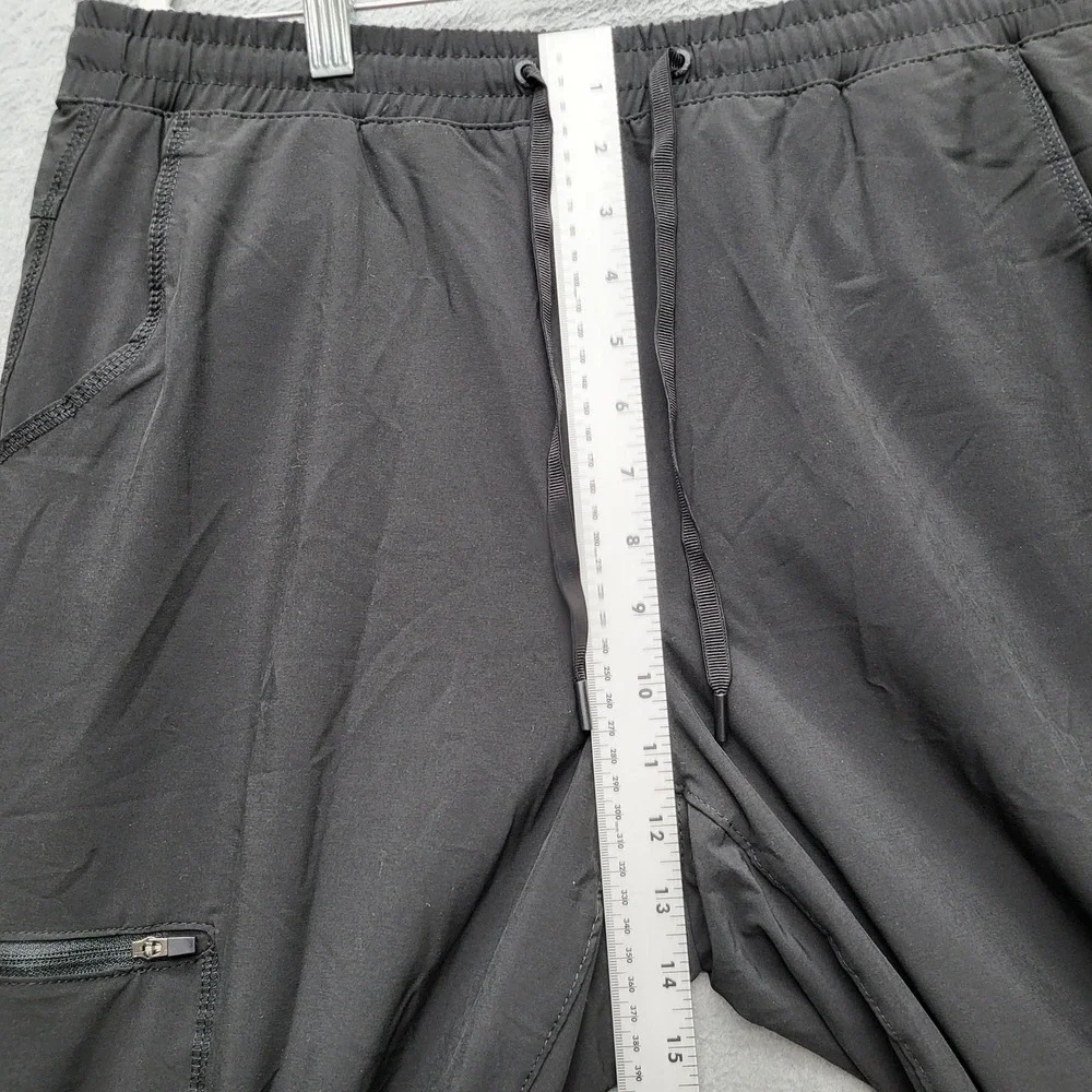Eddie Bauer Women Pants 14 Black Sweatpants Fleece Lined Gorpcore 30